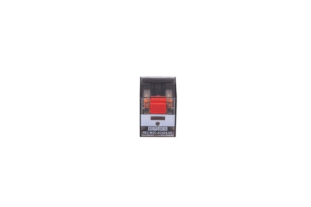 RE2 Series 2CO 8Pin 12A Plug-in 6x2.2mm FP  24VAC AgNi 90/10 5mm Pin Pitch Power Relay